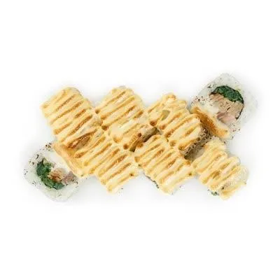 Запеченный с чукой и лососем