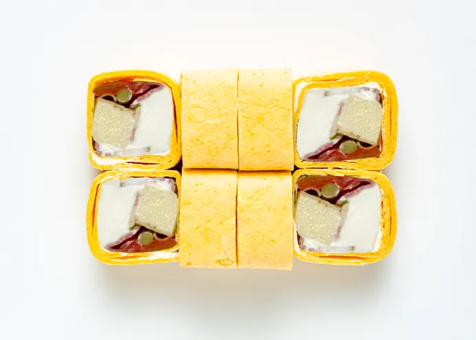 Бекон в тортилье